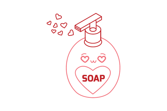 Adorable Designs: The Valentine Kawaii Cute Soap Color Line