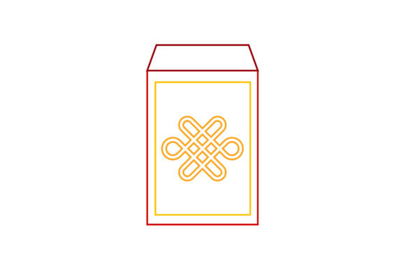 Chinese New Year Angpao Color Lines: A Festive Design Asset for Vibrant Projects
