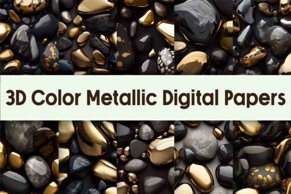 Color Metallic Digital Papers: Elevating Modern Design Assets