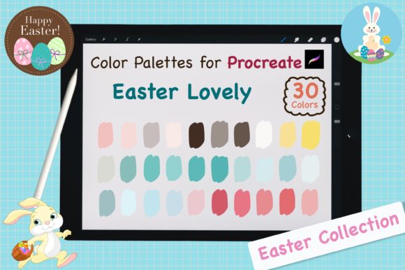 Easter Lovely: Your Procreate Palette for Fresh Spring Designs