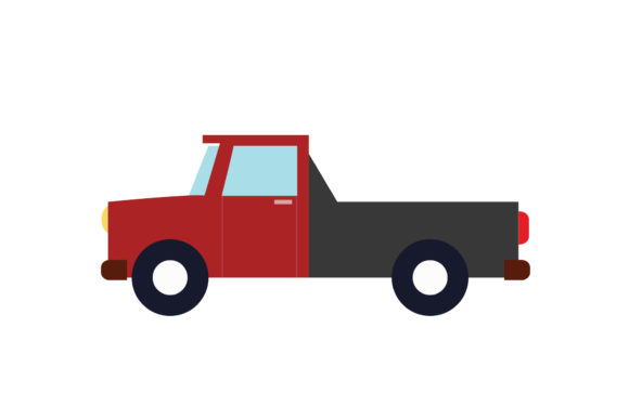 Icon Car Red and Black Color: A Bold Vector Asset for Dynamic Branding