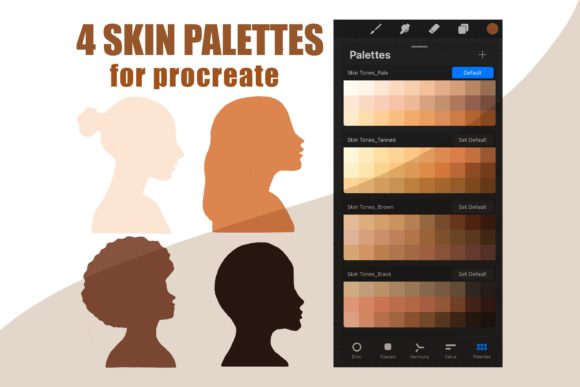 Mastering Skin Tones: Procreate Palettes for Realistic Art