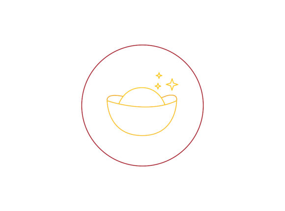 Unlock Festive Elegance: Using Chinese New Year Gold Ingot Color Line in Your Designs