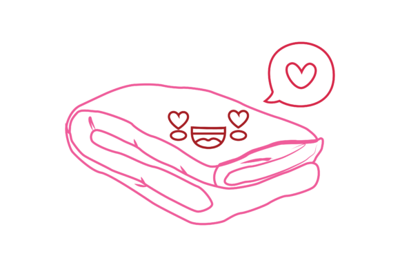 Valentine Kawaii Cute Blanket Color Line: Design and Usage