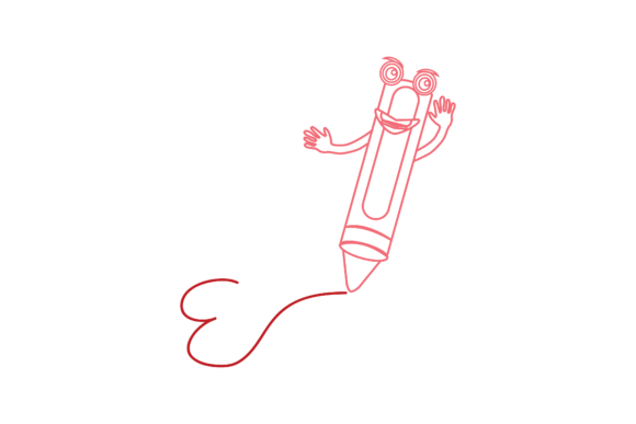 Valentine Kawaii Cute Crayon Color Line: A Design Asset Deep Dive
