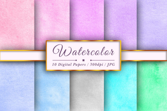 Watercolor Soft Color Digital Papers: A Designer's Essential Toolkit